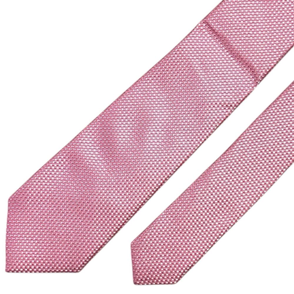 Lord & Taylor Pink Woven Silk‎ Boys Necktie 51” x 2.5” Youth Classic